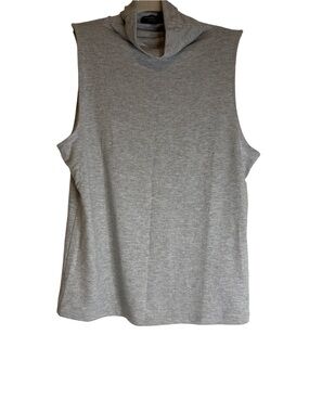 Banana Republic Gray Sleeveless Mock Neck Tank, sz M